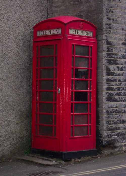 One of those red telephone boxes you seldom see these days, Peak District (2006)