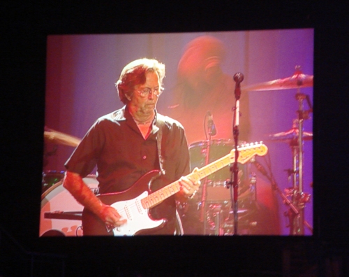 Eric Clapton on the big screen. Nottingham (2008)