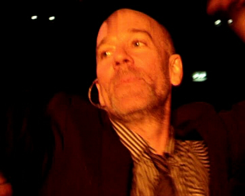 This how close Michael Stipe came to us when we were in the crowd! Have a look at the 