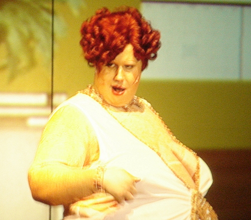 Bubbles, with her clothes on, Nottingham (2006)