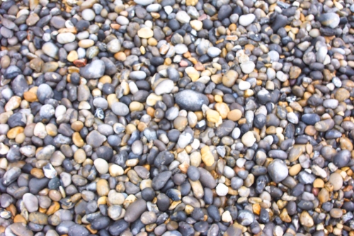 There's not much of a beach, just lots of pretty pebbles, Sheringham (2006)