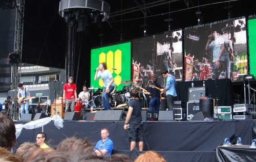 A support band, who were quite good, a bit like a punk rock Pink Floyd, Derby (2006)