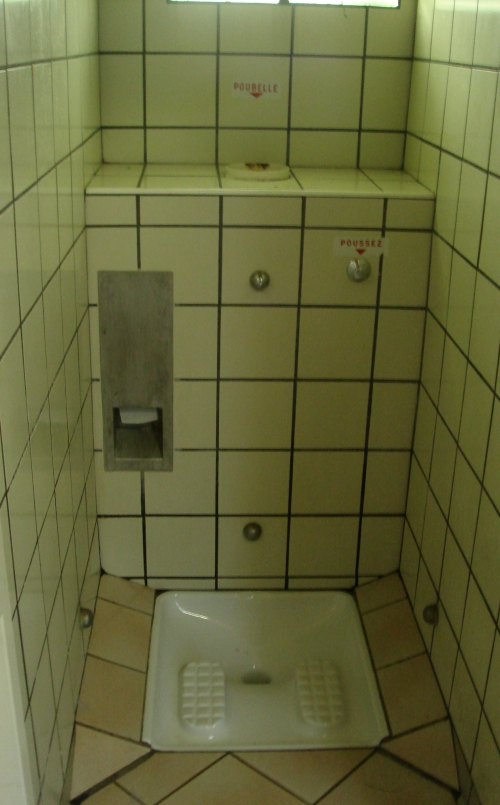 This is a ladies toilet, not sure how you use it, but looks interesting, France (2006)