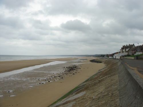 Omaha beach, one of the Normandy beaches where the Allied Forces landed on D-Day, France (2006)