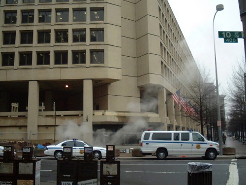 The FBI Headquarters looking a bit shabby, Washington D.C. (2002)