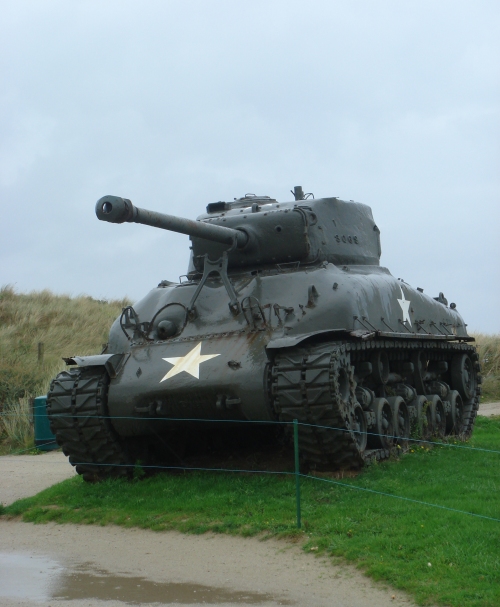 A mighty American tank used during World War II, France (2006)