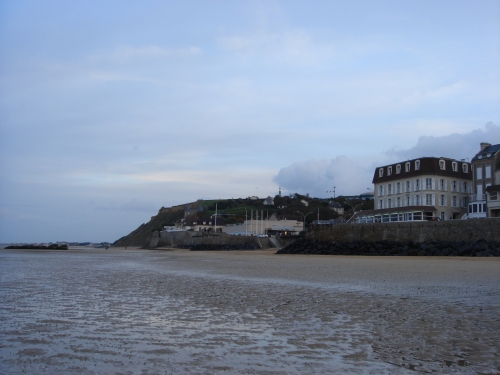 Gold beach where the British forces landed on D-Day, France (2006)