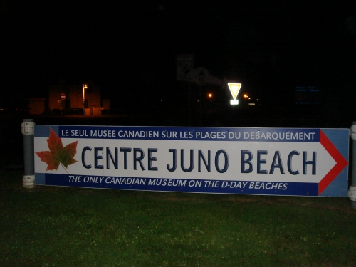The main entrance to Juno beach where the Canadian forces landed on D-Day, France (2006)