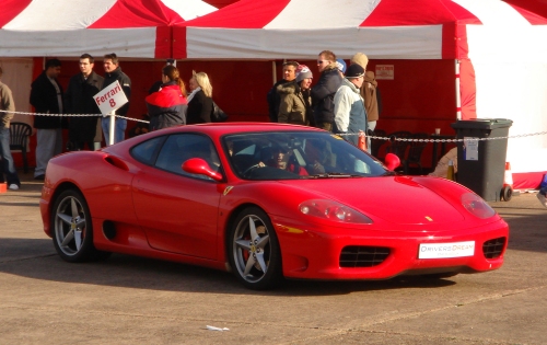 A pretty red Ferrari, Bruntingthorpe proving ground (2006)