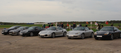 A selection of fast cars, which can be driven for around 100-200, Bruntingthorpe proving ground (2006)