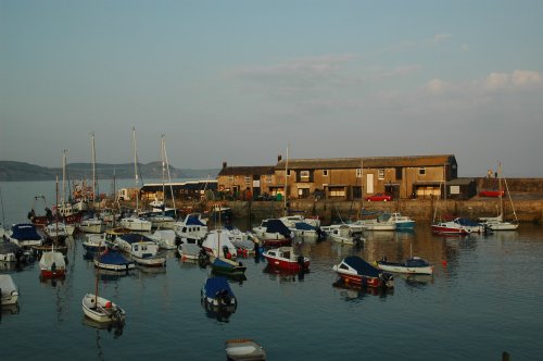 The harbour at Lyme-Regis, it had the strong smell of Shrimps, yum-yum. Dorset (2007)