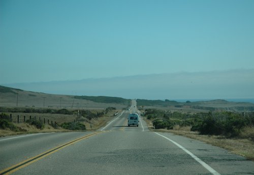 Driving along the scenic route 1 down to Los Angeles. California (2007)