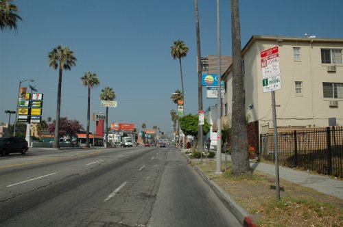 The Comfort Inn we stayed in on the famous Sunset Strip. Los Angeles (2007)