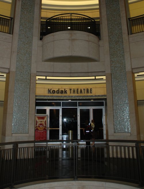 The entrance to the famous Kodac Theatre where a few movie premiers are held each year. Los Angeles (2007)