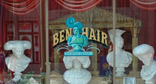 A barbers Shoppe in Disney's 