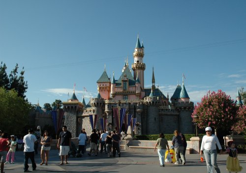 A posh fairytale palace makes Disneyland magical. Los Angeles (2007)